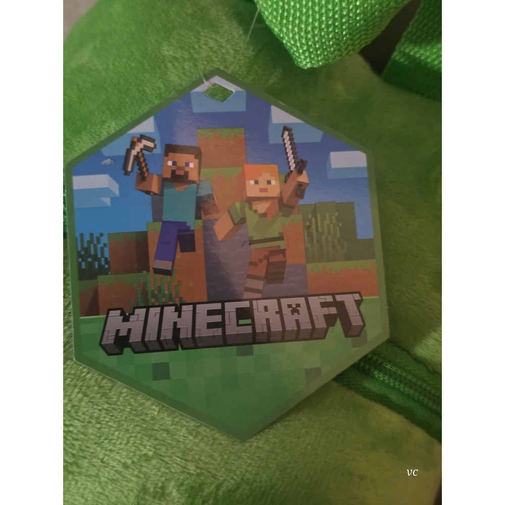 Official Minecraft Creeper Plush Backpack - Brand New with Tags - Picture 3 of 7